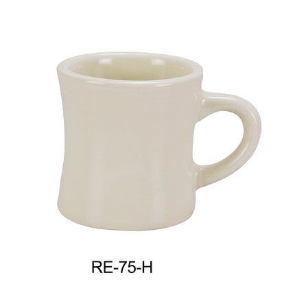 Yanco RE-75-H Recovery China 3 1/2" x 3 1/2"H Hartford Mug 8 Oz