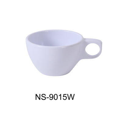 Yanco NS-9015W Nessico Melamine 3 3/4" Ovide Cup 7 Oz White